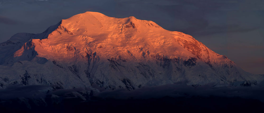 The panorama of Denali at sunset | If She Can Do It, You Can Too ...